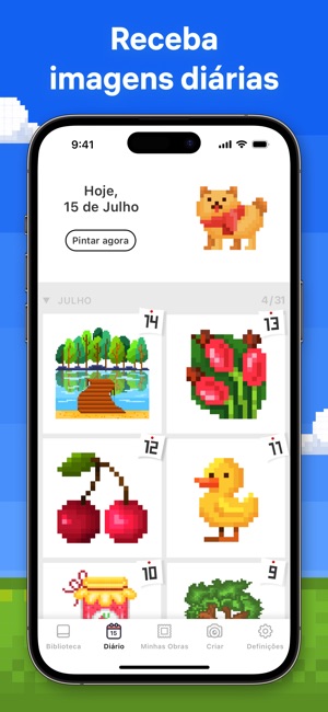 Pixel Art Pintar por Números versão móvel andróide iOS apk baixar