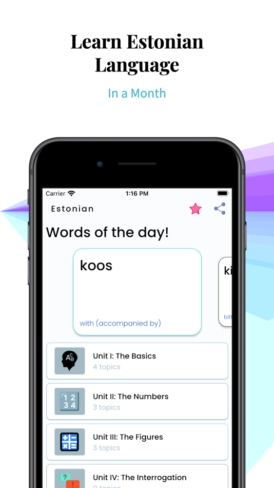 #1. Learn Estonian Language Easily (iOS) 由: Zubair Saleem