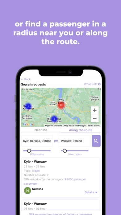 Sharry: Bus,coach & carpooling Screenshot