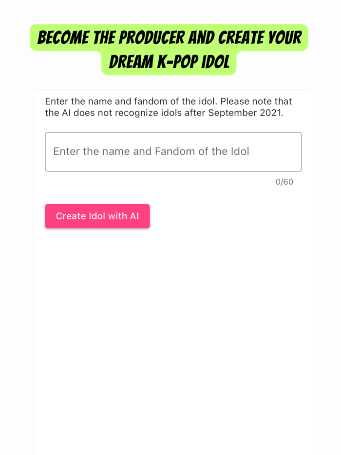 Chat with AI Kpop Idols