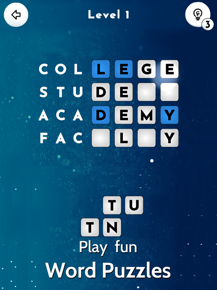 Word Search Puzzle Crossword