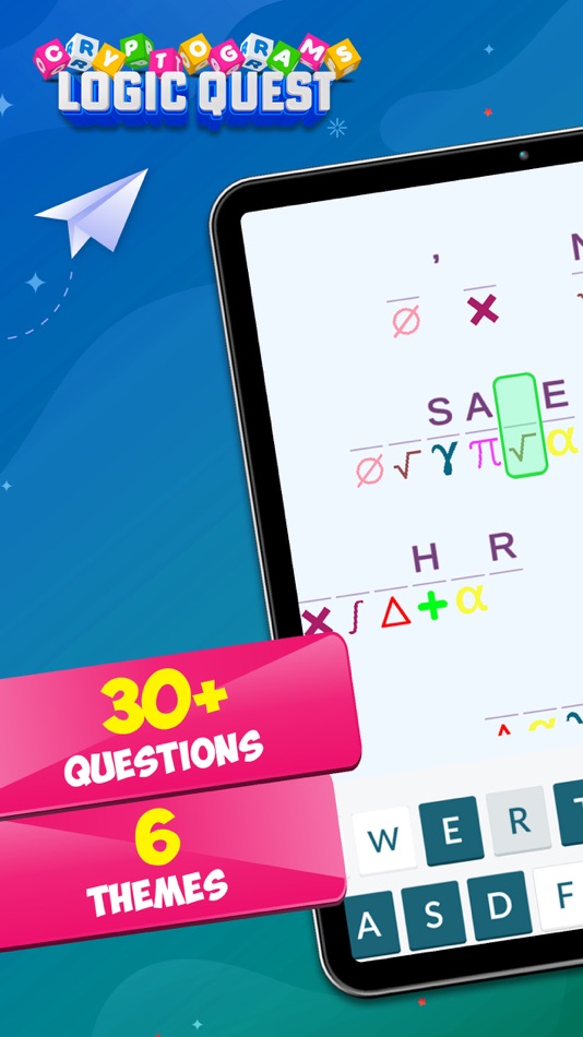 #1. Cryptograms - Logic Quest (iOS) Podle: Bich Hong