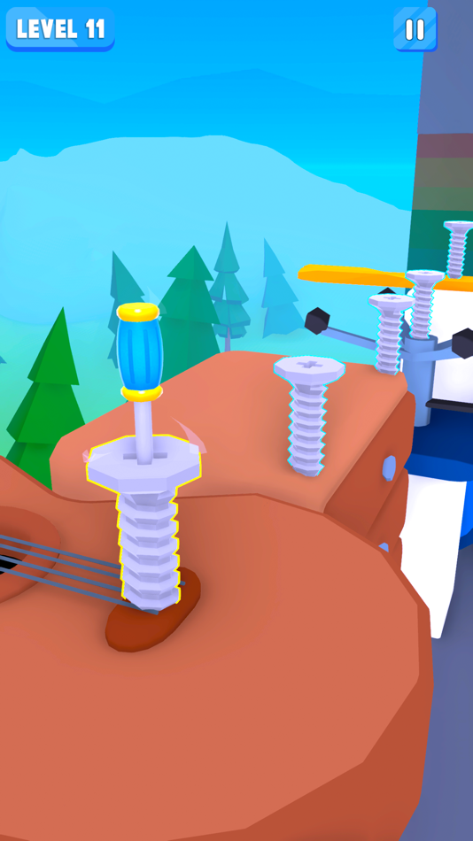 #10. Flip & Screw (iOS) Podle: Dumbbell Games Yazilim Anonim Sirketi