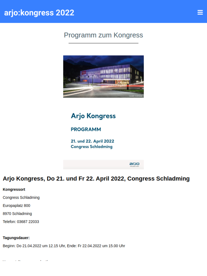 Arjo Kongress 2022