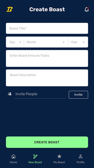 Boast App Screenshot