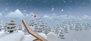 Santa's Slippery Slope Ski Sim screenshot #10 for iPhone