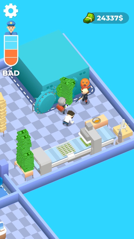 #4. Bank Job: Idle Business (iOS) By: BoomHits sp. z o.o.