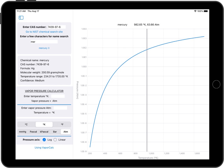 #1. VaporCalc (macOS) By: Steven Sharpe