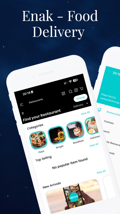 Enak - Food Delivery App