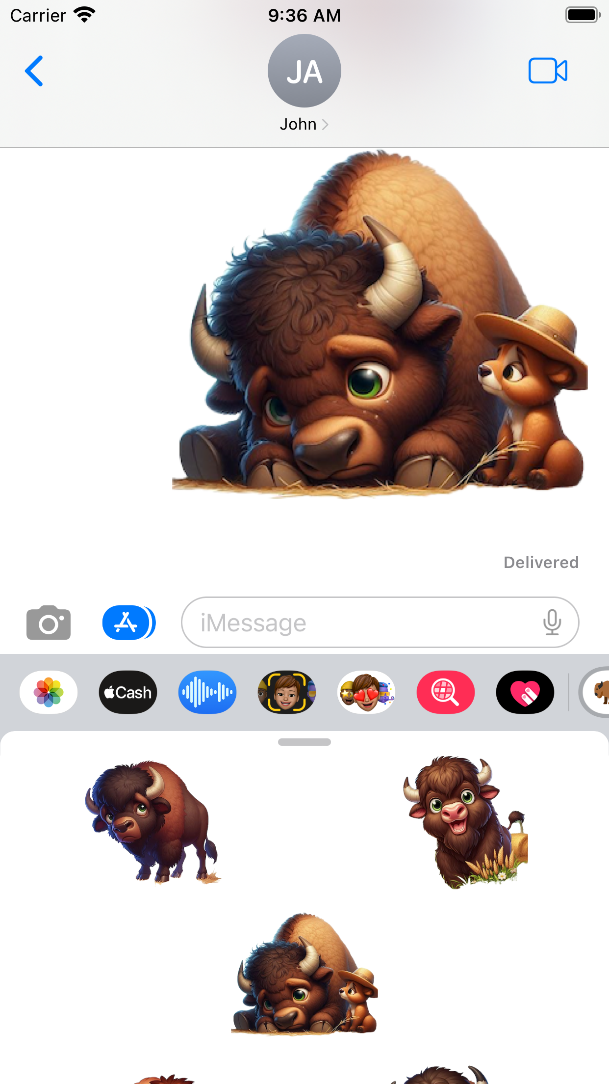 Bison Stickers