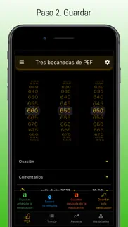 peflog - rastreador de asma iphone capturas de pantalla 2