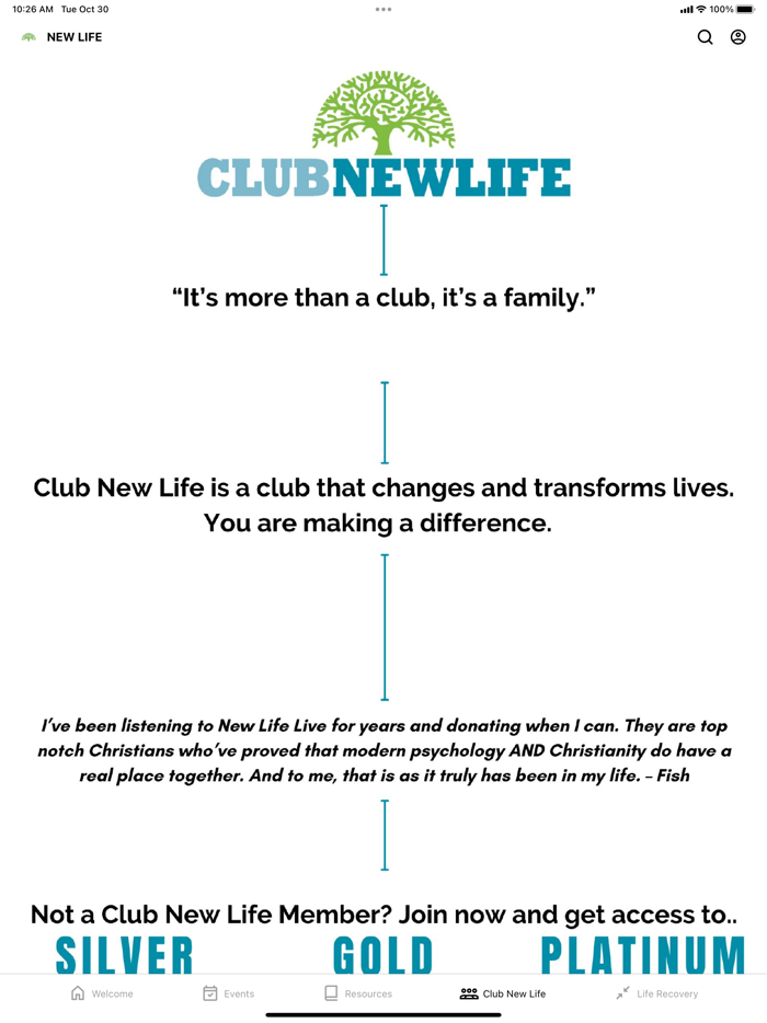 NEW LIFE MINISTRIES APP