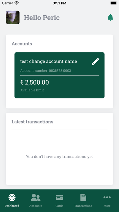 Trusted Novus Bank Cards Screenshot