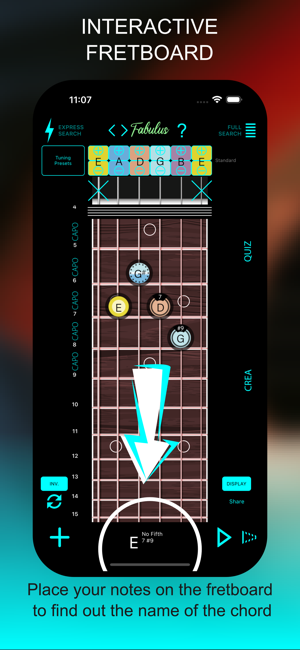 FABULUS Guitar Chords learning Screenshot