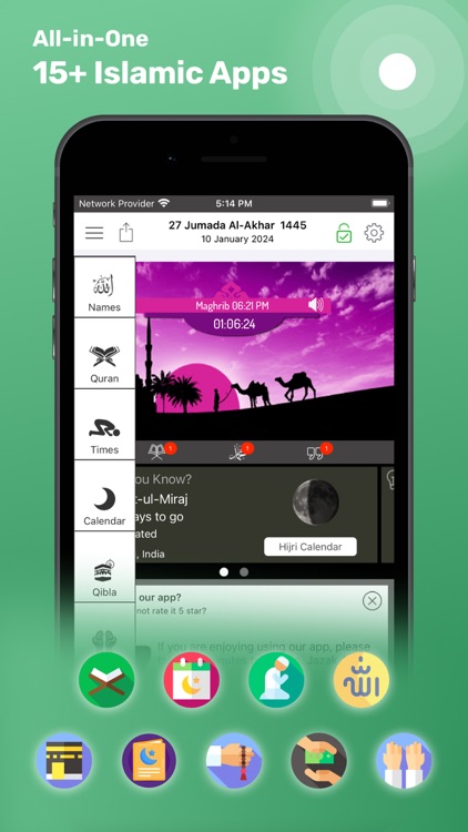 Islamic Calendar & Prayer Apps