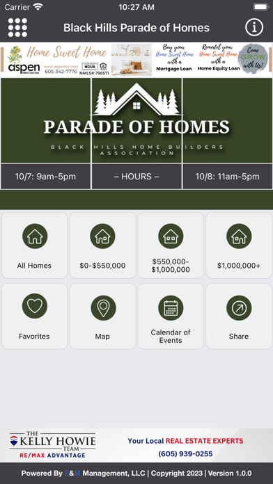 Black Hills Parade of Homes Screenshot