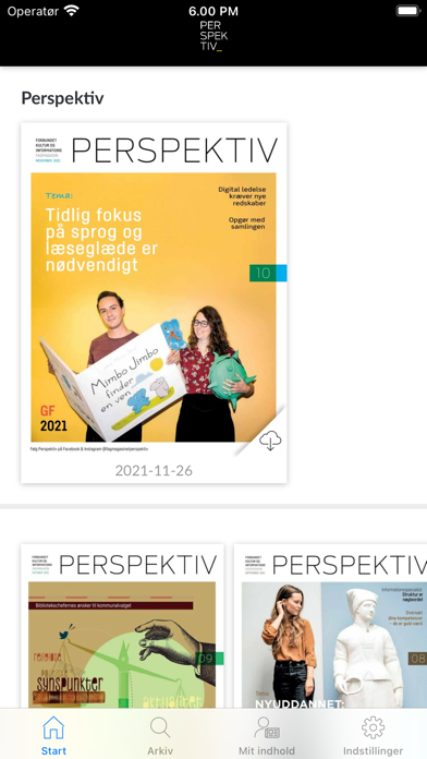 Fagmagasinet Perspektiv Screenshot