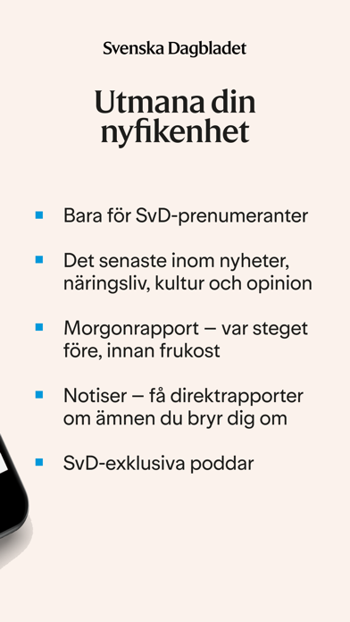 Svenska Dagbladet Screenshot