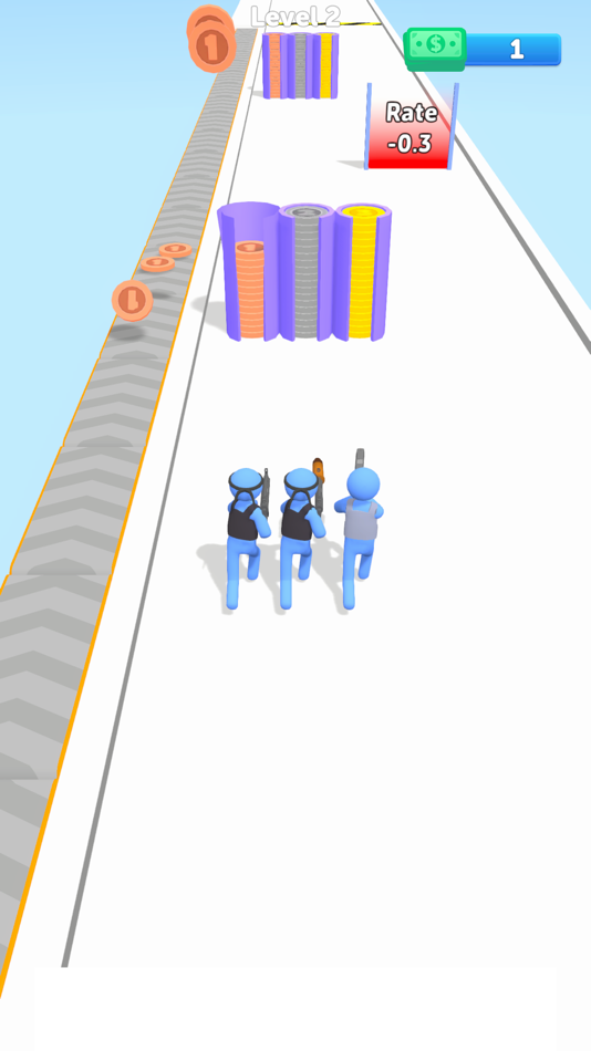 #2. Bullet Merge Run (iOS) Podle: Lagot Games Yazilim ve Pazarlama Anonim Sirketi