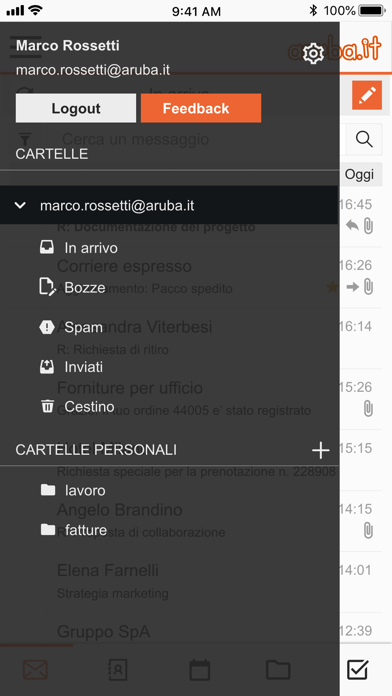 Webmail aruba.it Screenshot