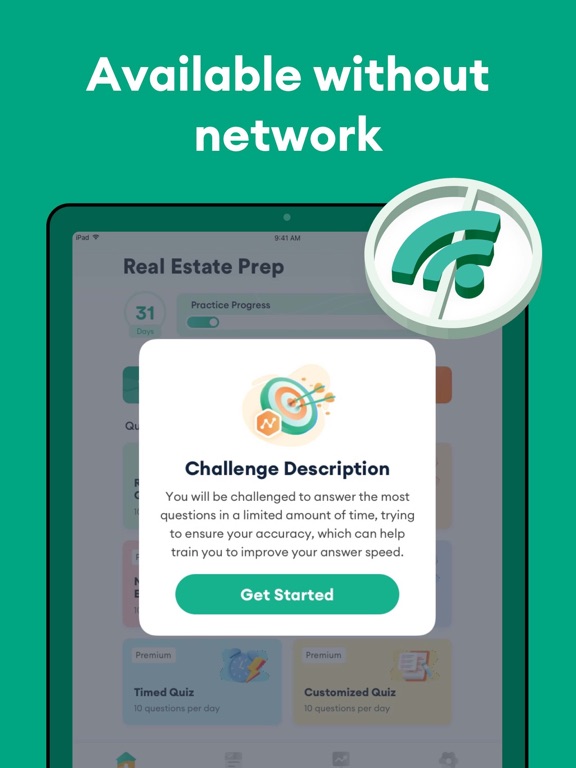 Real Estate Exam Prep Practice iPad screenshot 9 - Education app