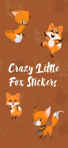 Crazy Little Fox Stickers screenshot #1 for iPhone