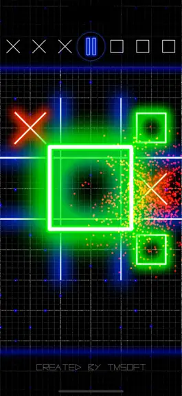 Game screenshot Tic Tac Toe Glow by TMSOFT hack