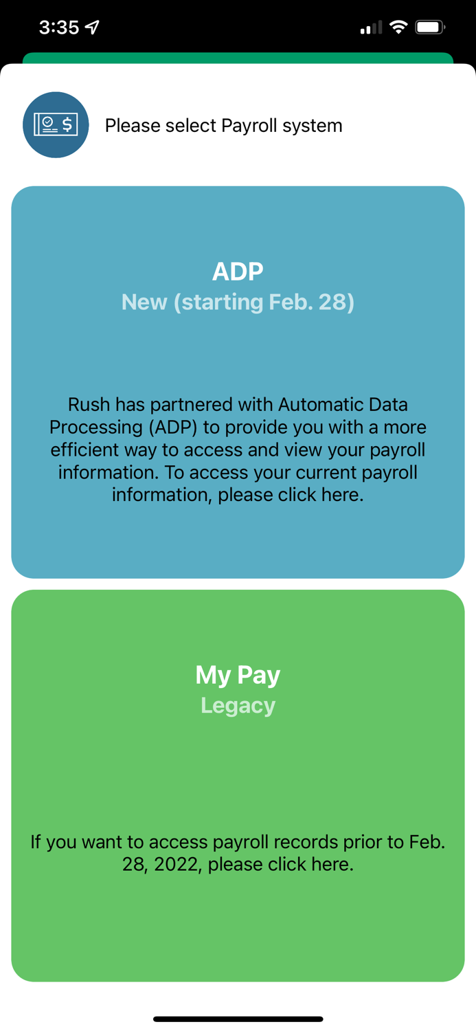 RUSH Staff App
