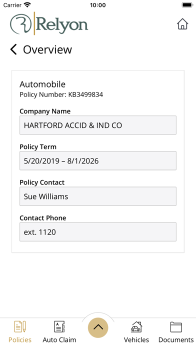 Relyon Insurance Services Screenshot