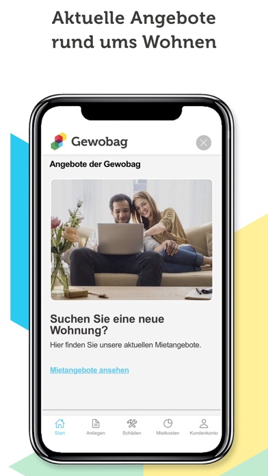 Gewobag Service-App Screenshot