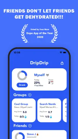 Game screenshot DripDrip - Social Hydration mod apk