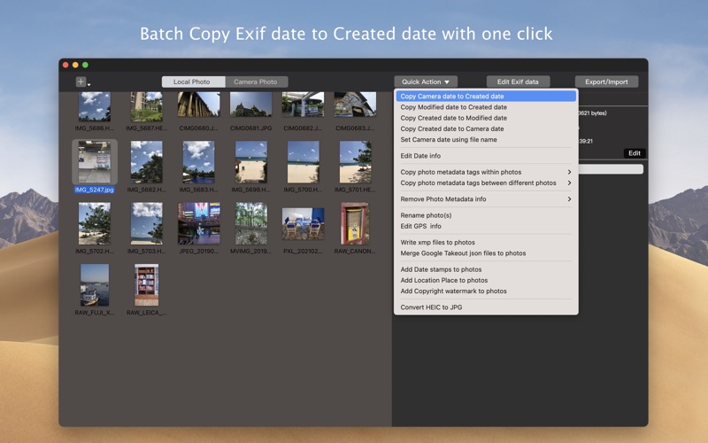 Photo Exifer Screenshot