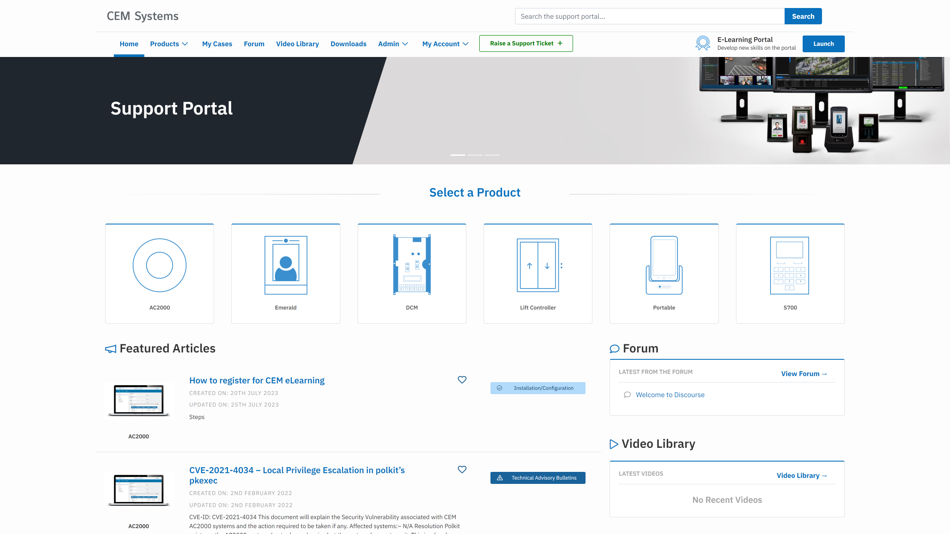 #2. CEM Support Portal (iOS) 由: Sensormatic Electronics LLC