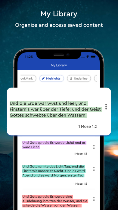 Elberfelder Bibel Deutsch Screenshot