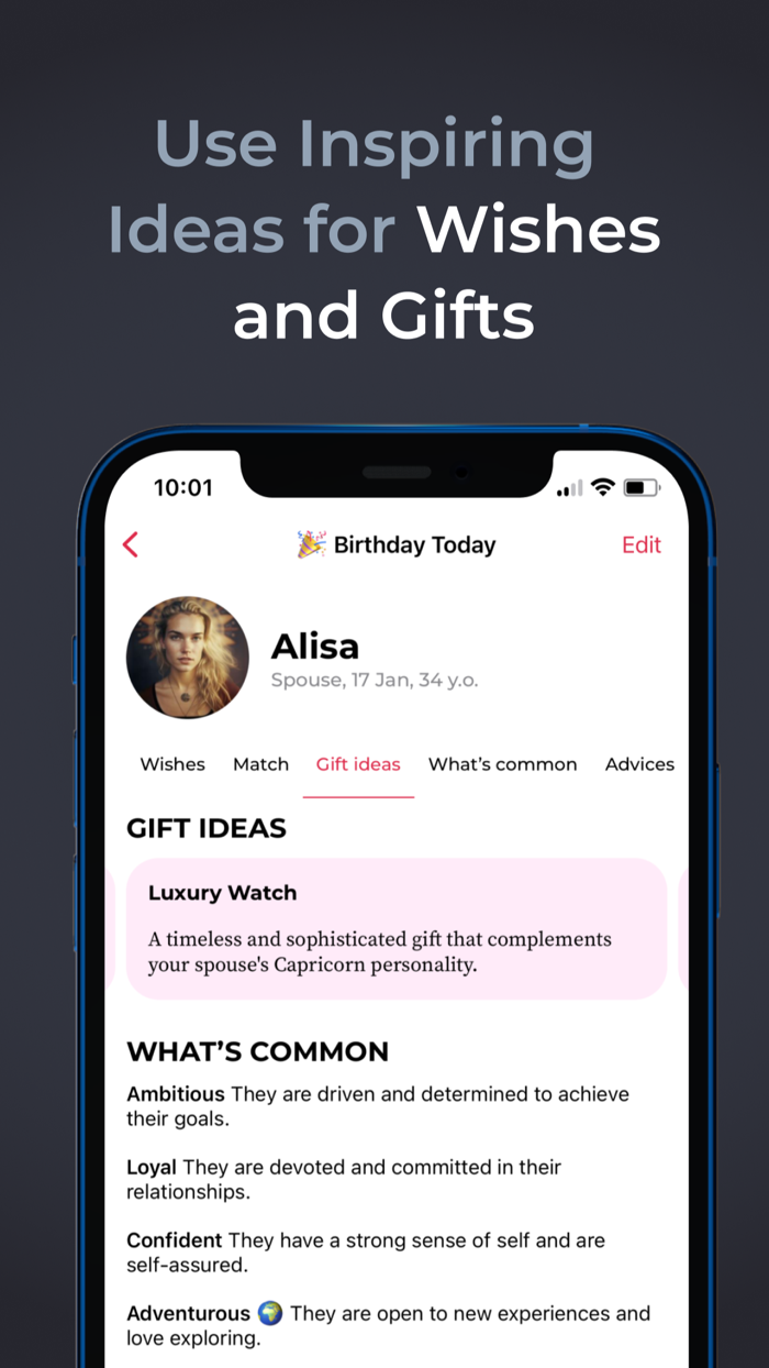Ururu Birthday Reminders