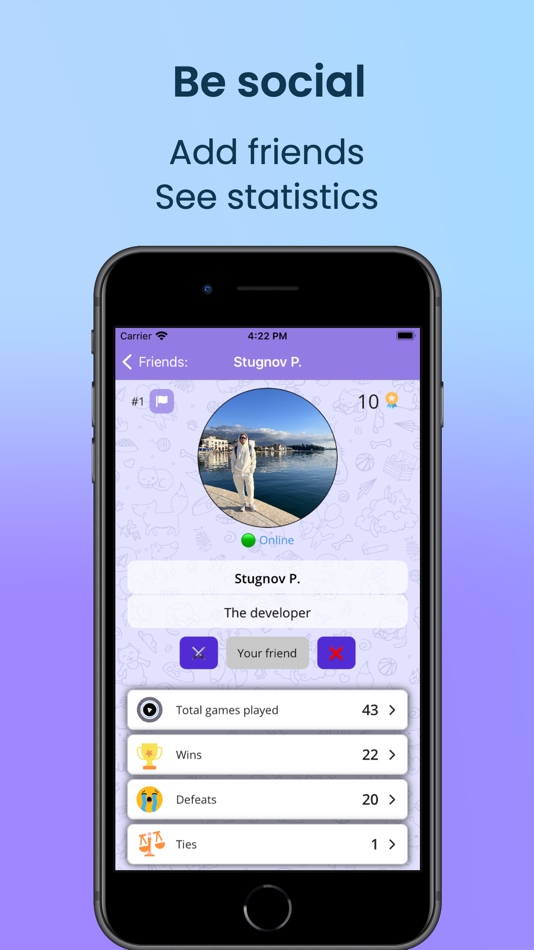 #3. Tic-Tac-Toe (Xs & Os) online (iOS) 由: Nikita Khromov