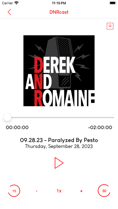DNRcast Screenshot