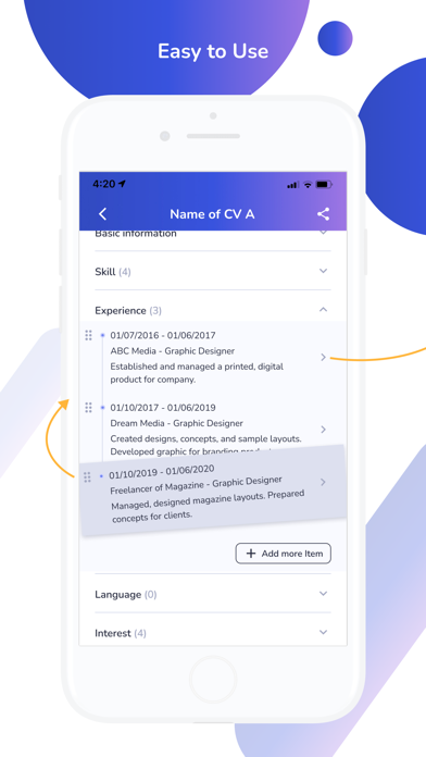 CVSimply Screenshot