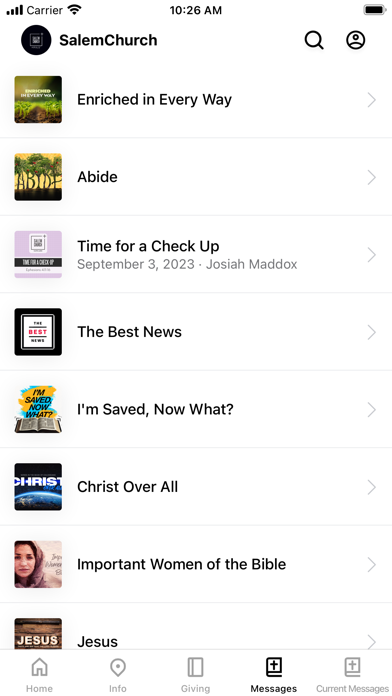 Salem Church Screenshot
