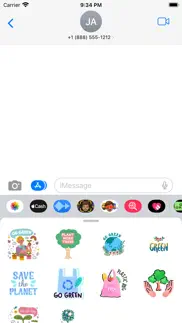 go green stickers iphone screenshot 2