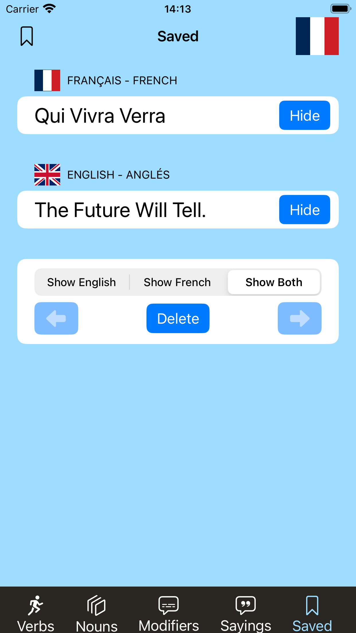 French Vocab!