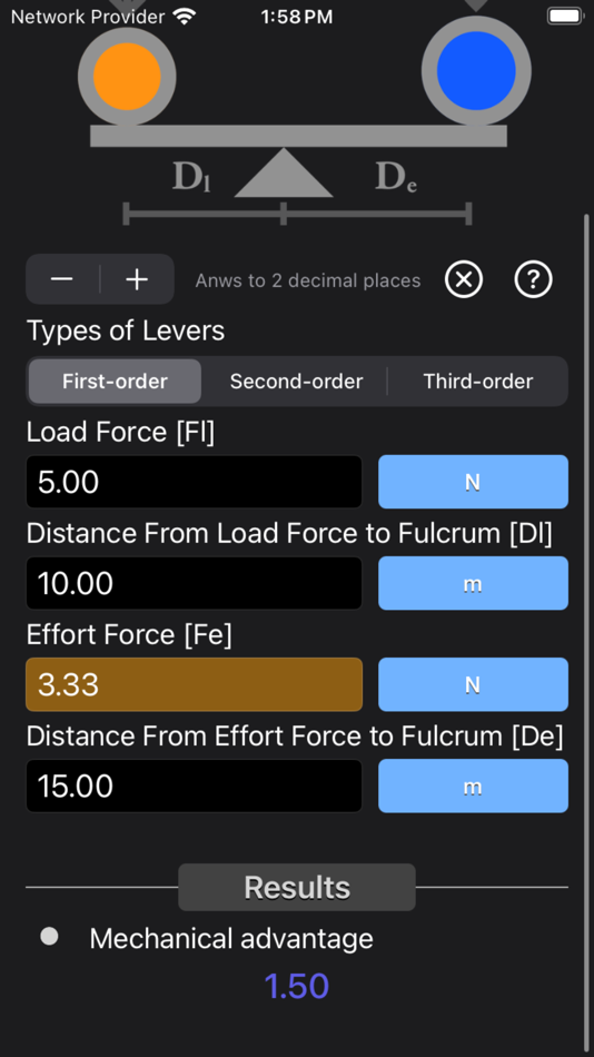 #7. Levers Calculator (iOS) 由: Nitrio