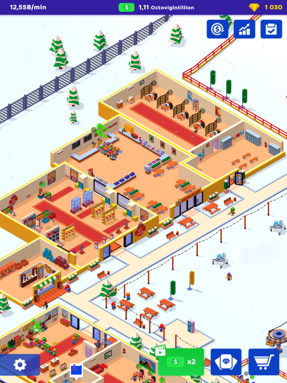 Screenshot #4 for Ski Resort: Idle Snow Tycoon