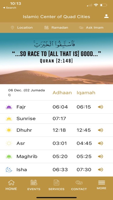 Islamic Center of Quad Cities Screenshot