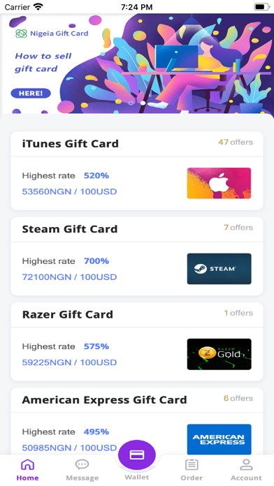 NigeriaGiftCard Screenshot