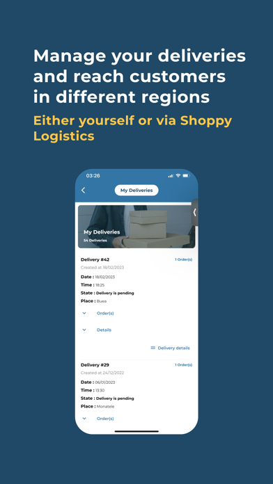 Shoppy MarketSpace Vendor Screenshot