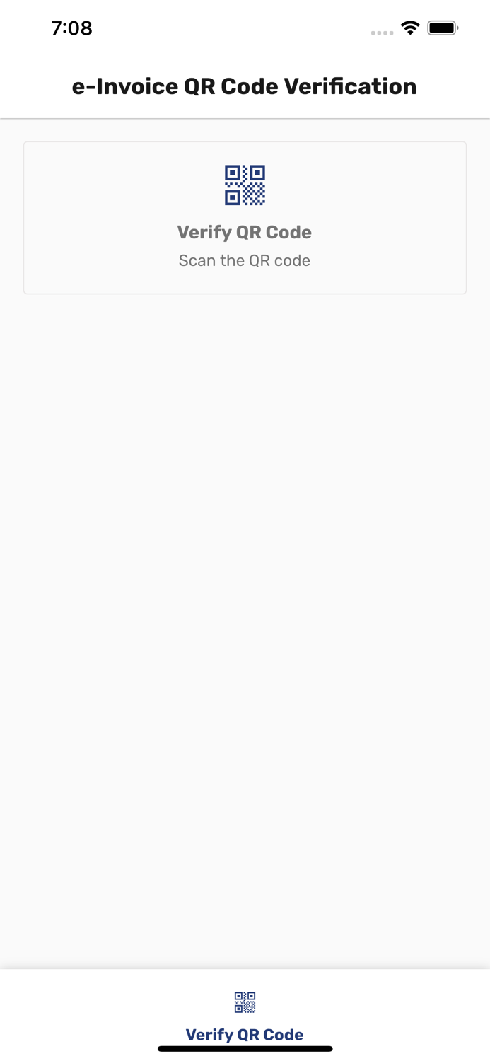 QR Code Verification
