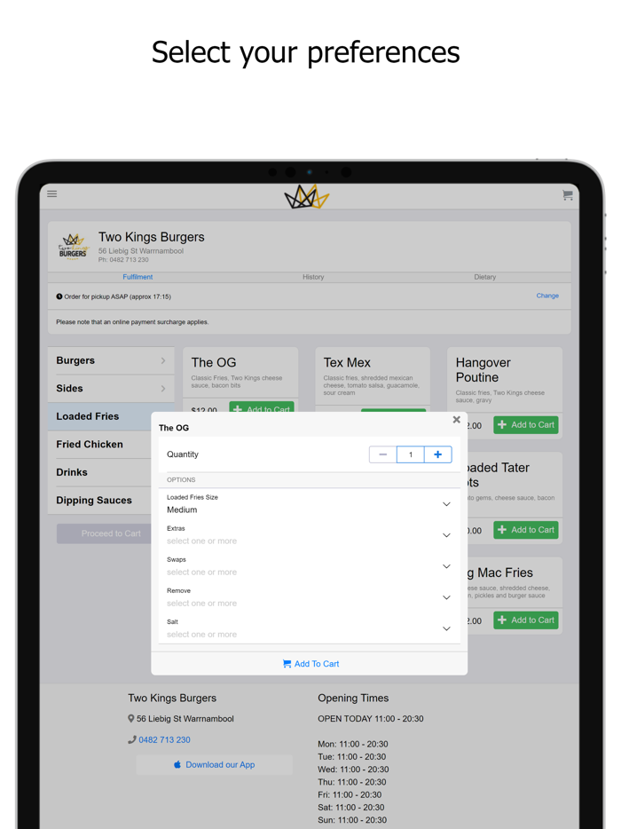 Two Kings Burgers Warrnambool