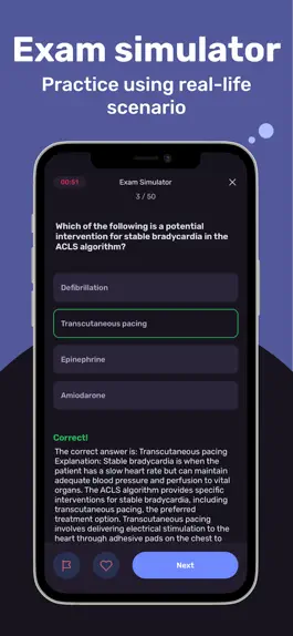 Game screenshot ACLS Exam Prep Tutor apk
