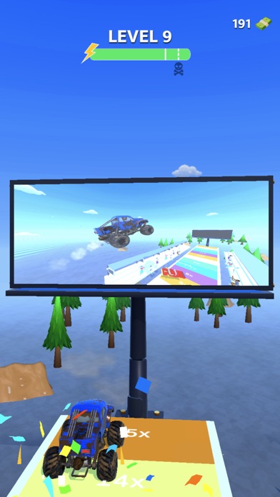 Monster Truck race battle Screenshot